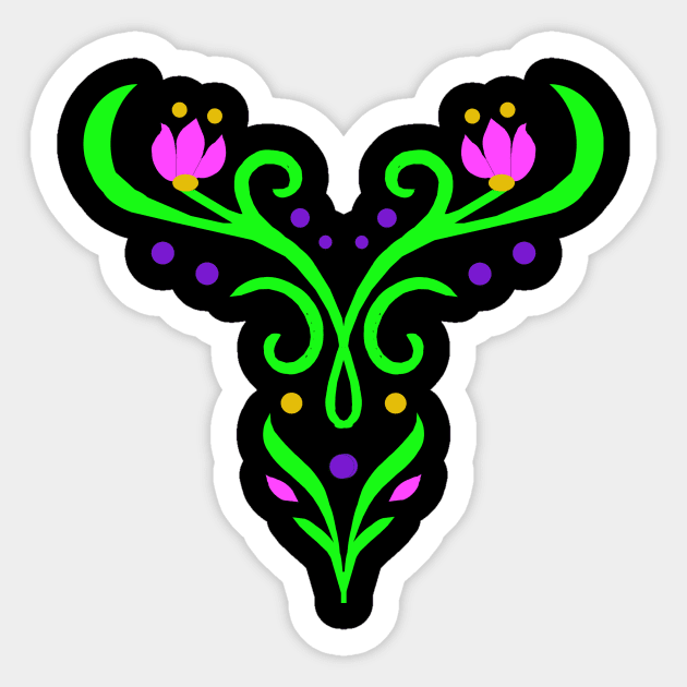 Princess Rosemaling Sticker by duchessofdisneyland